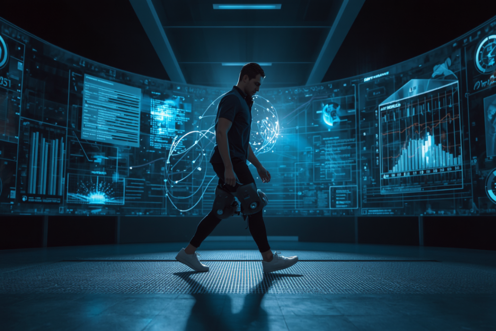 Dnsys X1 exosquelette de hanche en action